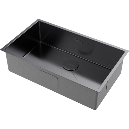 Кухонная мойка Omoikiri Taki 74-U/IF-GM нерж. сталь/вороненая сталь 4993498