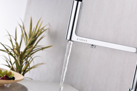 Смеситель для кухни Paulmark TORNADO To213402-CR, хром