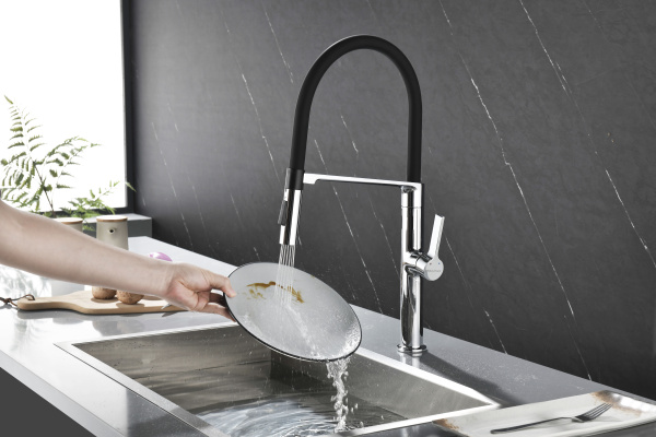 Смеситель для кухни Paulmark Barrel Ba214029-CR, хром