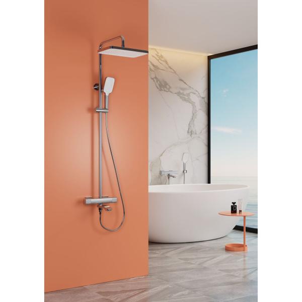 Душевая система с термостатом Raglo R01.26, хром