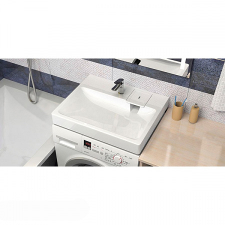 Раковина Elmar R-06D001-01 60x50 сигнально-белый с сифоном