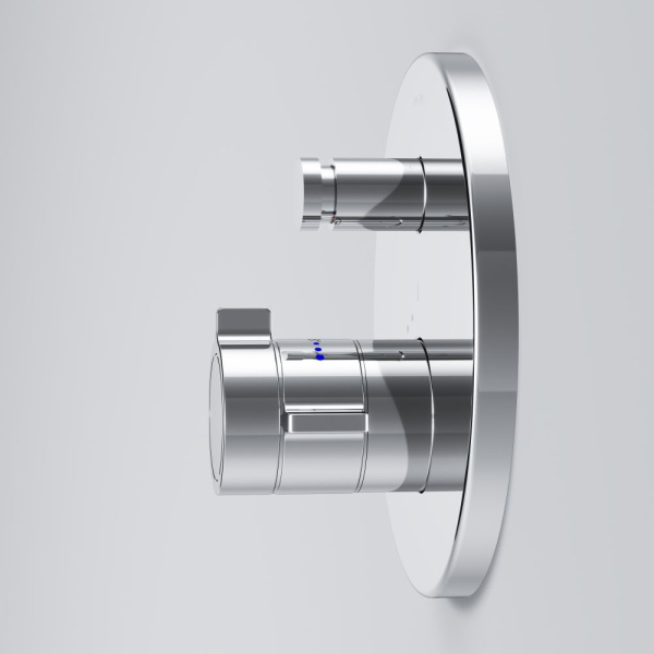 F85A45600 X-Joy Смеситель AM.PM встроенный с термостатом на 2 потребителя, хром