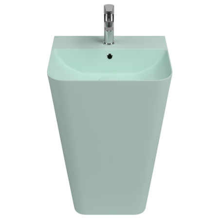 Раковина ISVEA Sott'Aqua напольная 500*420*830 цвет мятно-зеленый матовый 10SQ37001SV-2T