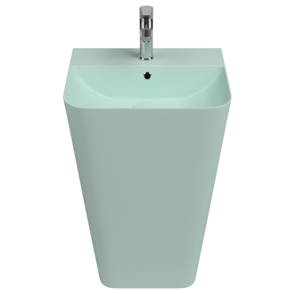 Раковина ISVEA Sott'Aqua напольная 500*420*830 цвет мятно-зеленый матовый 10SQ37001SV-2T