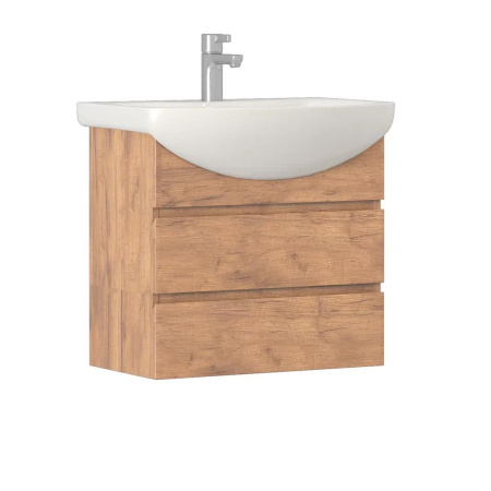 Тумба под раковину подвесная VIGO Wing tp.WIN.BAL.60.2Y дуб золотой, 60 см