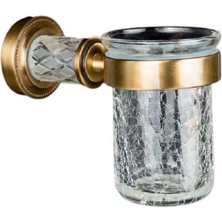 Стакан для зубных щеток Boheme Murano Cristal 10904-CRST-BR Бронза