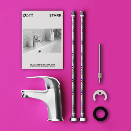 Смеситель для умывальника Dorff D1100210 Stark
