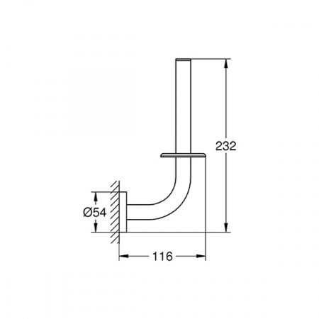 Держатель туалетной бумаги Grohe Essentials 40385001