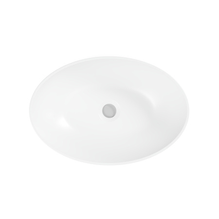 Умывальник Belux Дубай 480 Белый матовый, Solid Surface