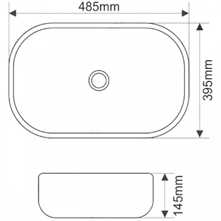 Раковина MELANA MLN-A419