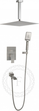 Душевая система скрытого монтажа FILARETE Waterfall FL1012 (Никель)