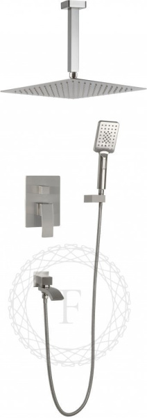 Душевая система скрытого монтажа FILARETE Waterfall FL1012 (Никель)