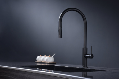 Смеситель для кухни Paulmark SENSO Se215180-AN, антрацит