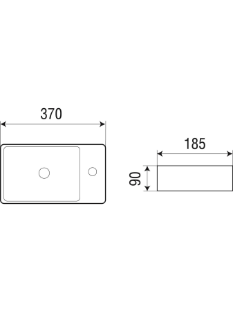 Раковина подвесная WeltWasser WW AISBACH 5092-L