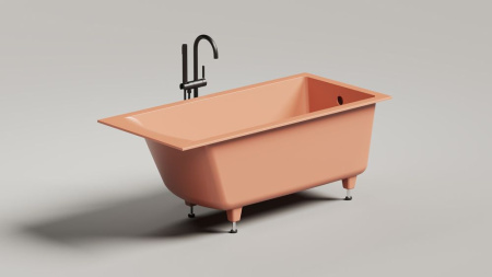 Ванна встраиваемая Salini CASCATA 150x70, S-Sense, глянцевый белый 105011G