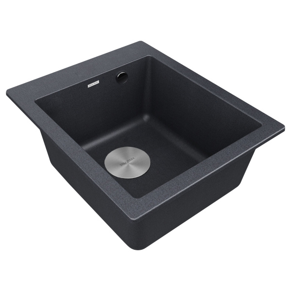 Мойка Paulmark KANTE 40 PM104249-DG 490х415х195 мм, IT-GRANIT, графит