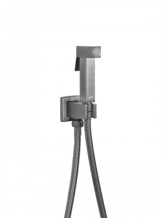 Смеситель встраиваемый с гигиеническим душем Hansberge H3070 Графит