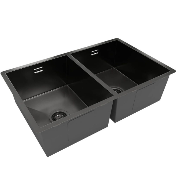 Кухонная мойка Reflexion Garda RX2170BL оружейная сталь
