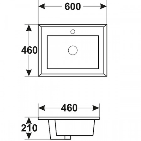 Раковина Melana MLN-F60