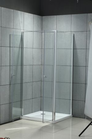 Душевой уголок Roxen Lima 55070-90 (90х90) стекла прозрачные/профиль хром