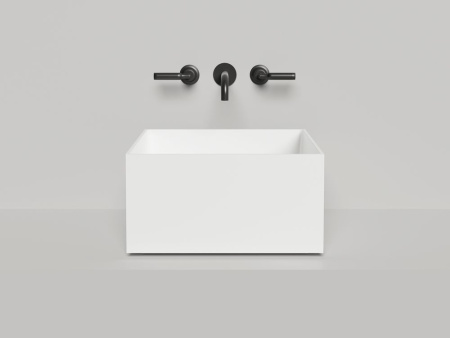 Раковина накладная Salini ARMONIA SQUARE 02, белый, 130512G