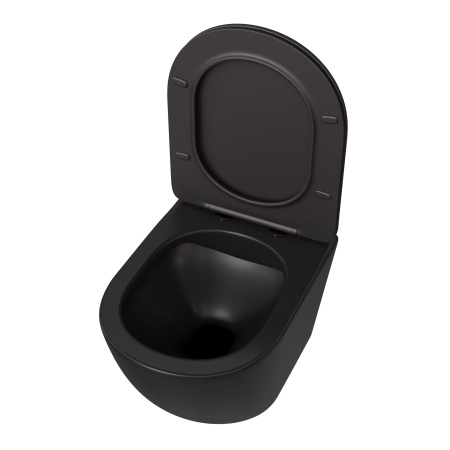 Унитаз Taliente Amato AM25010 Nero подвесной