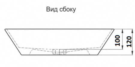 Раковина накладная CeramaLux 9386