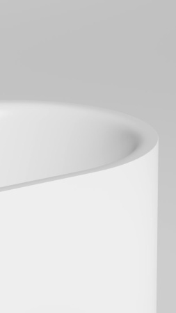 Ванна отдельностоящая Salini PERLA 170x80 покраска по RAL полностью, S-Sense, глянцевый 1049101GF