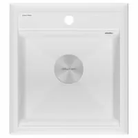 Мойка Paulmark STEPIA 45 PM114651-WH 510х460х200 мм, IT-GRANIT, белый