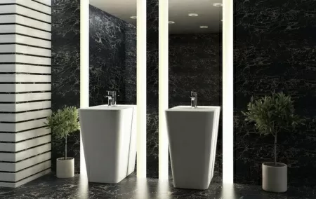 Раковина ISVEA Sott'Aqua напольная 500*420*830 цвет белый 10SQ37001SV