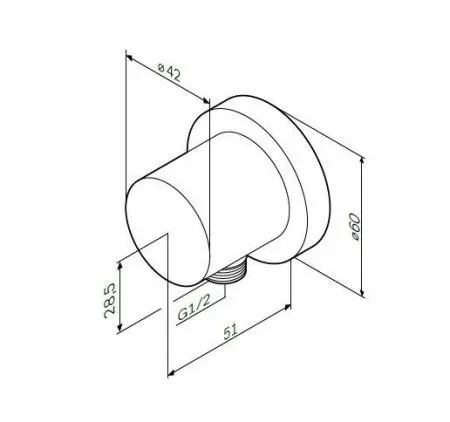 Шланговое присоединение AM.PM F0600E00