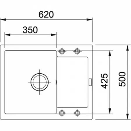 Мойка Franke MRG 611С, миндаль