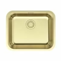 Мойка Paulmark VELLO 53 UNI VE53-LG 533х433х200 мм, нержавеющая сталь, светлое золото