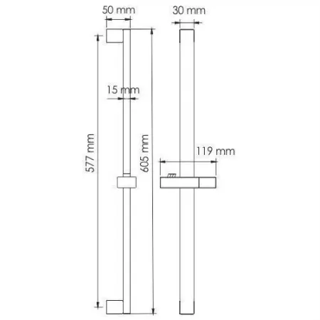 Стойка для душа Wasserkraft A123