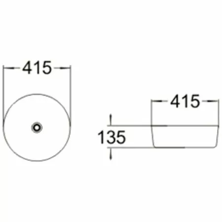 Раковина SantiLine SL-7011 42х42 с узором