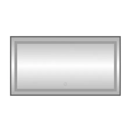 Зеркало с подсветкой LED Fixsen FX-2100F прямоугольное 100х80 см, графит