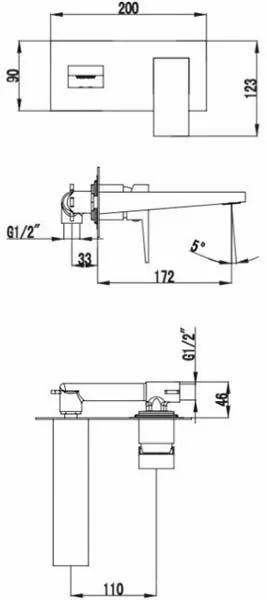 Смеситель для раковины OMNIRES Fresh FR7115CR