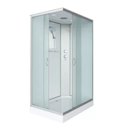 Душевая кабина Niagara Classic NG-43975-14Q (90х70х215) низкий поддон(13см),стекло матовое,3 места
