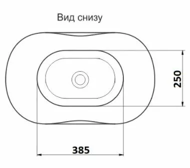 Раковина накладная CeramaLux 9175AB