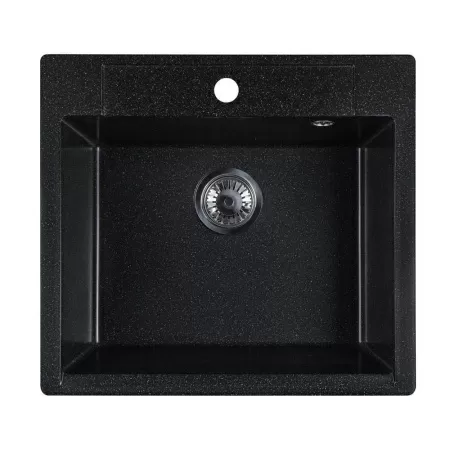 Кухонная мойка Reflexion Cubi RX1555CL, уголь