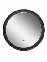 Зеркало Континент Planet Black LED D600 ореольная холодная подсветка и Б/К сенсор