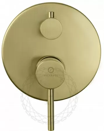 Душевая система скрытого монтажа FILARETE Roun FL1023 (Матовое золото)