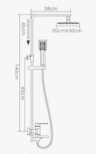 Душевая система FRAP F2415