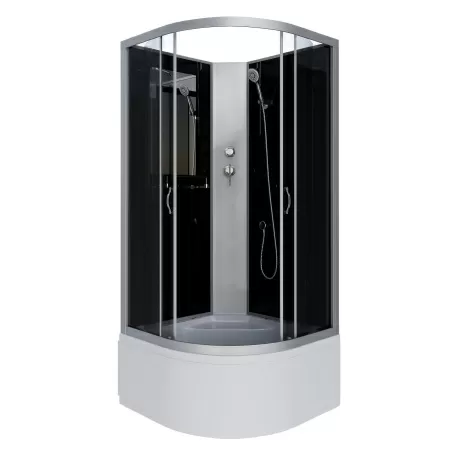 Душевая кабина Niagara Classic NG-2509-14BK (100х100х200) высокий поддон(40см),стекло тонированное