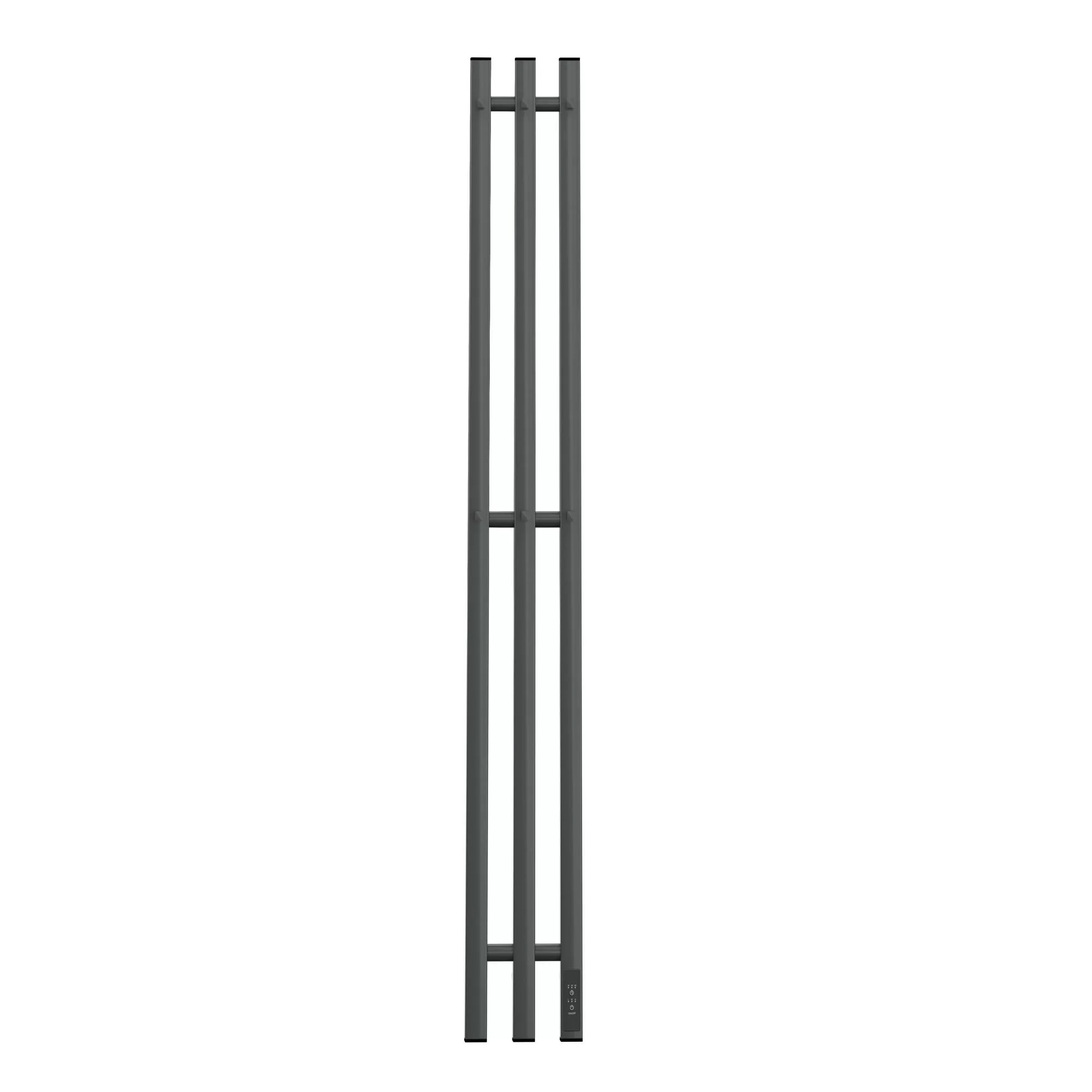 Полотенцесушитель электрический REFLEXION Гоби RXT0311012GF 1100x120 с крючками, графит металлик