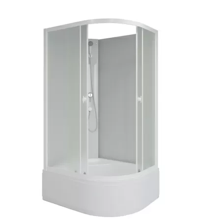 Душевая кабина Niagara Promo P100/80/40L/MT/BK (100х80х195) 4 места