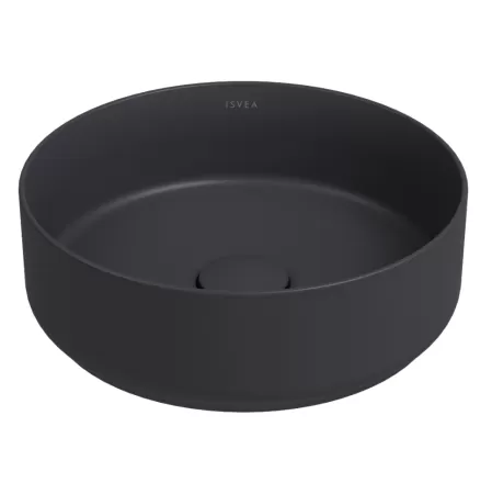 Раковина ISVEA Infinity накладная 360*360*120 цвет антрацит матовый 10NF65036SV-2C