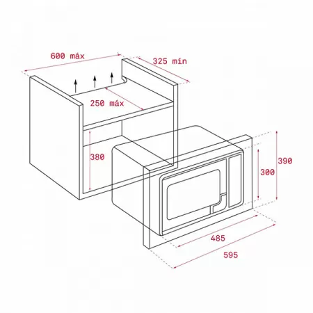 Микроволновая печь TEKA MS 620 BIS