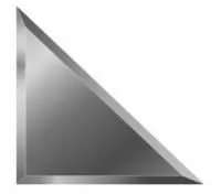 Плитка зеркальная Континент треугольник фацет графит 200х200 (комплект 4 шт.)