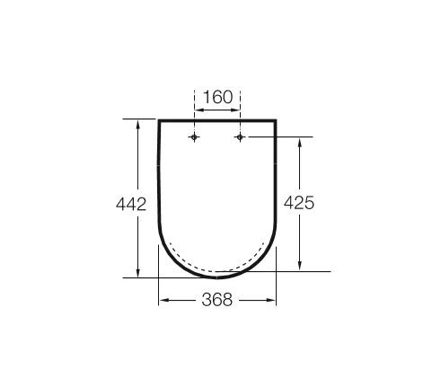 Сиденье для унитаза Roca Inspira Round A80152263B, soft-close, жемчужный